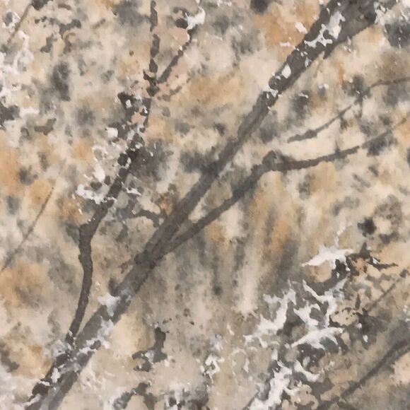 Painting Black & White Birds On Tree Branch Extending To Matt Signed Smethers - Picture 14 of 16